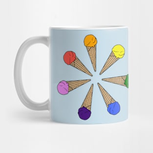 Ice cream rainbow Mug